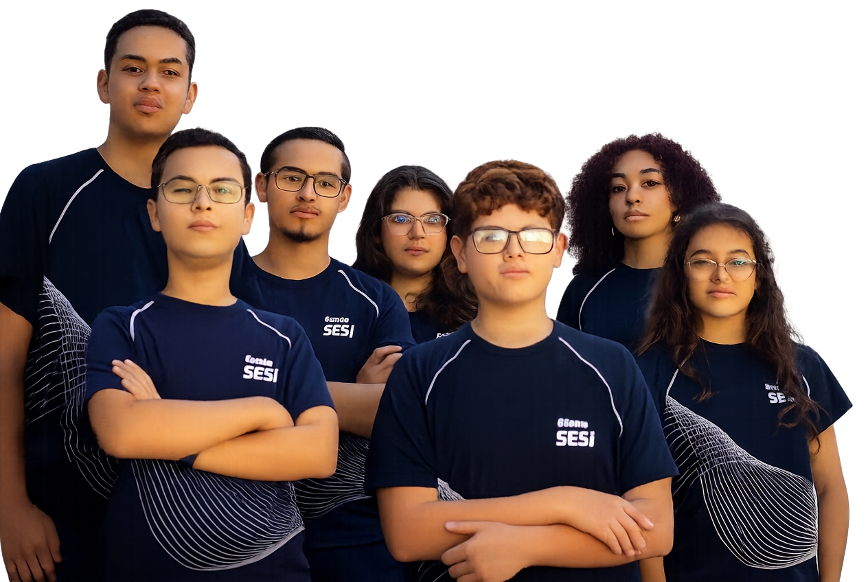 Integrantes da equipe Apex Dragons